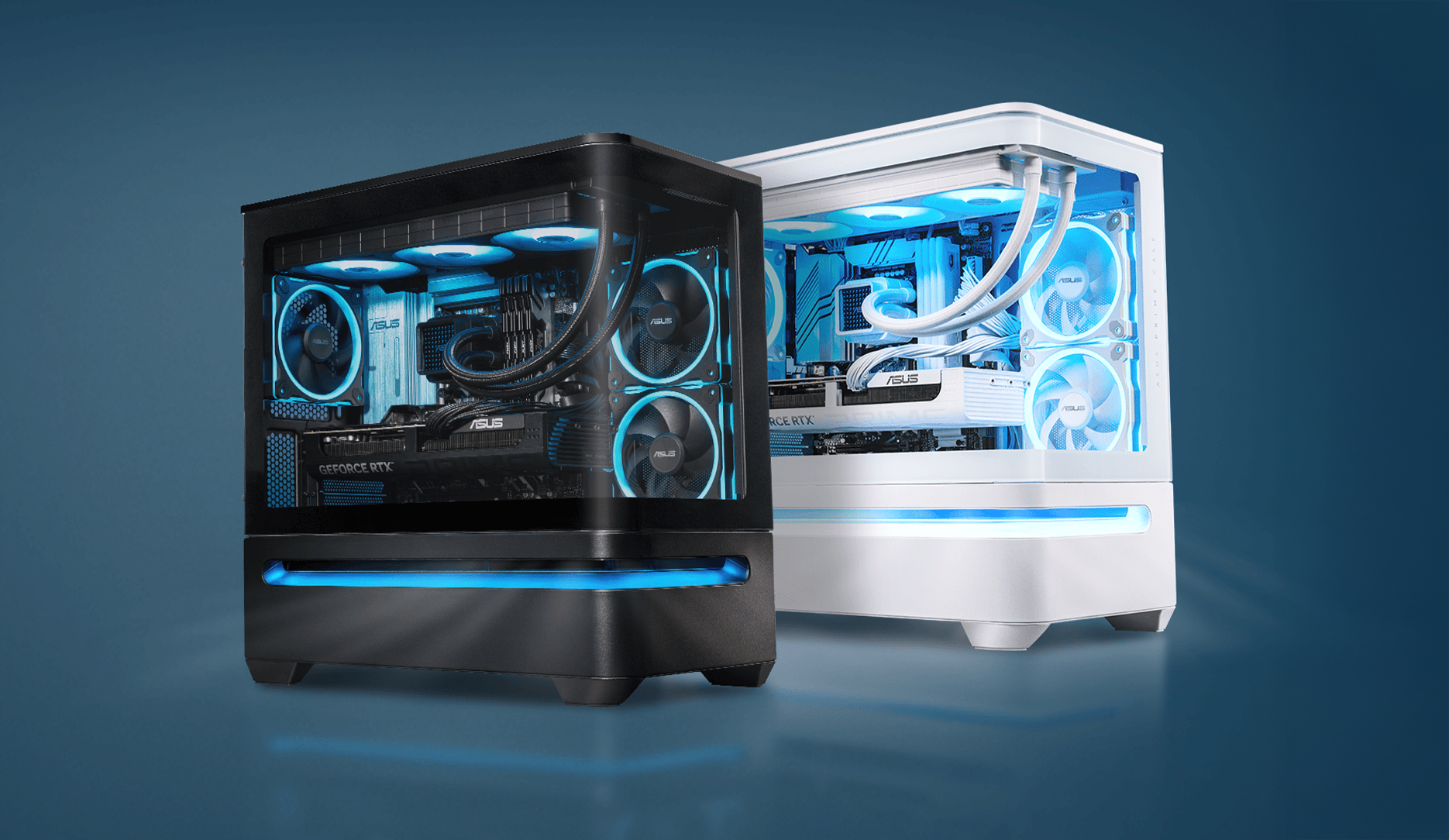 ASUS Prime AP202 TG ARGB Mid Tower Case in Black - CCL Computers