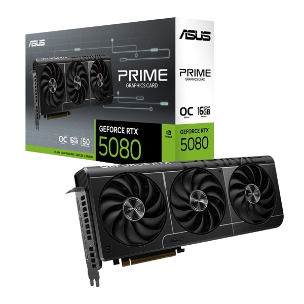 ASUS GeForce RTX 5080 Prime OC 16GB GDDR7 Graphics Card