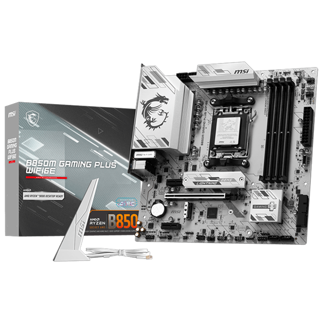 MSI B850M GAMING PLUS WIFI6E mATX Motherboard for AMD AM5 CPUs