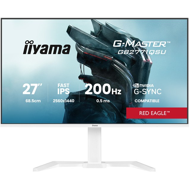 iiyama GB2771QSU-W1 27" Gaming Monitor - Fast IPS, 200Hz, 0.5ms, Speakers, HDMI