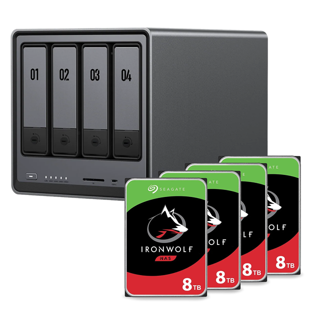 Ugreen NASync DXP4800 Plus 4-Bay NAS - 32TB