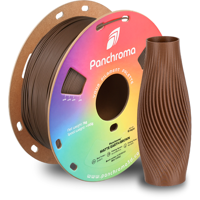 Panchroma PLA 3D Filament Matte Earth Brown