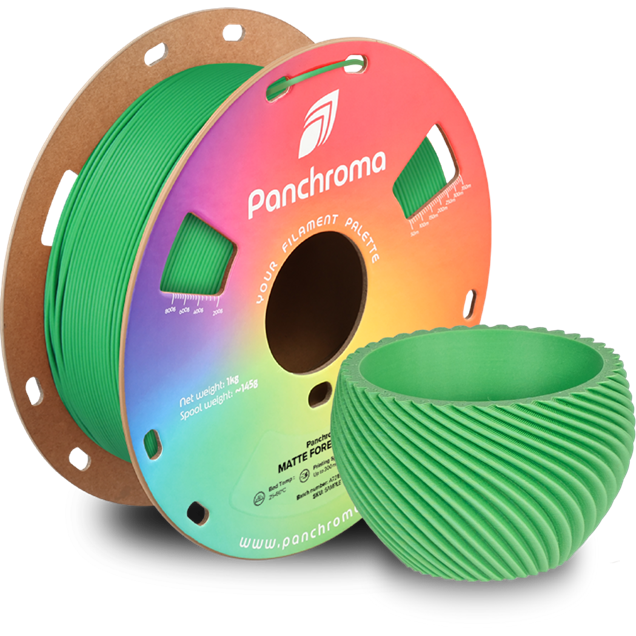Panchroma PLA 3D Filament Matte Forest Green