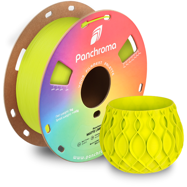 Panchroma PLA 3D Filament Matte Lime Green
