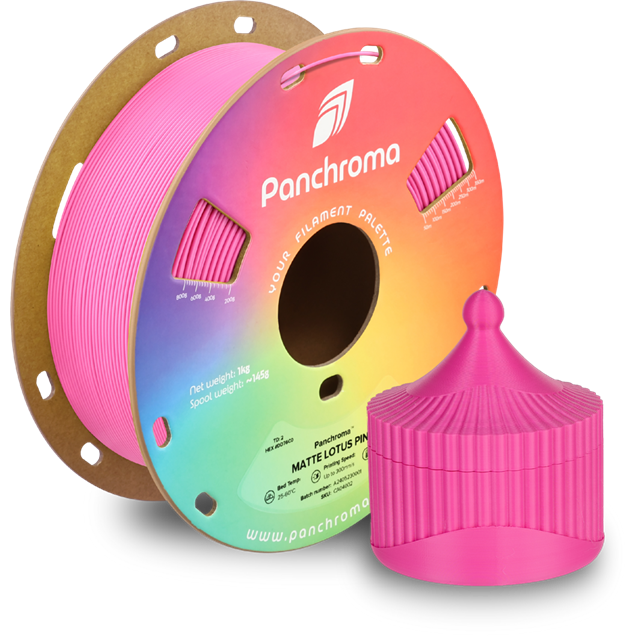 Panchroma PLA 3D Filament Matte Lotus Pink
