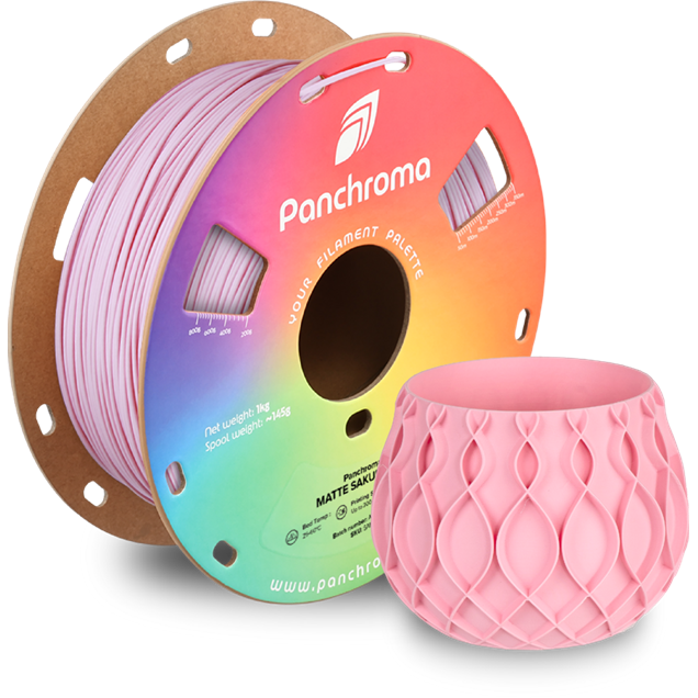 Panchroma PLA 3D Filament Matte Sakura Pink