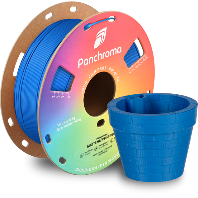 Panchroma PLA 3D Filament Matte Sapphire Blue