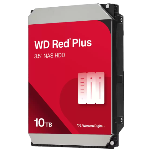 10.2TB Western Digital Red Plus WD100EFGX 10 TB 3.5" 1 x SATA Hard Drive - 512MB