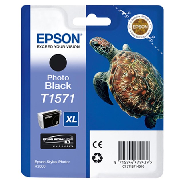 Epson T1571 Ink Cartridge - 25.9ml (Photo Black)