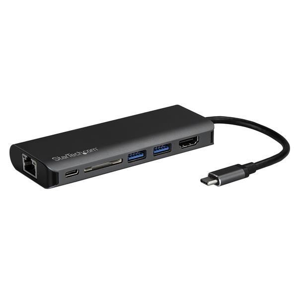 StarTech.com USB-C 3.0 Multiport Adaptor (Black) for Notebooks