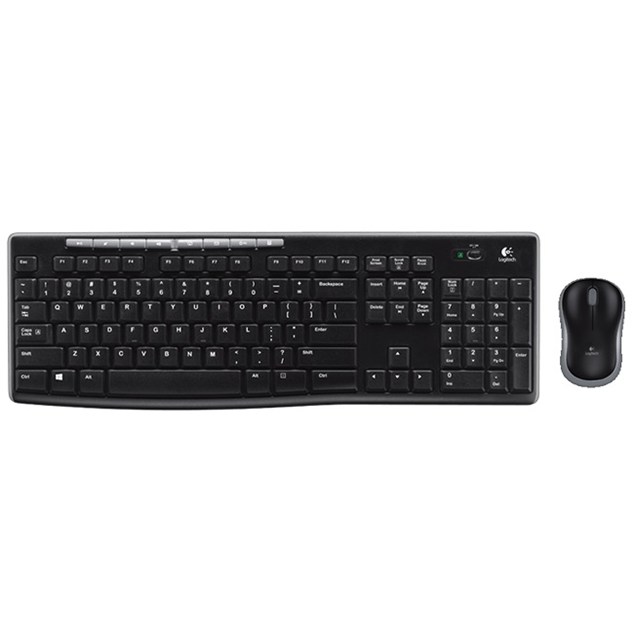 Logitech MK270 Wireless Combo Keyboard and Mouse Set - Magyar