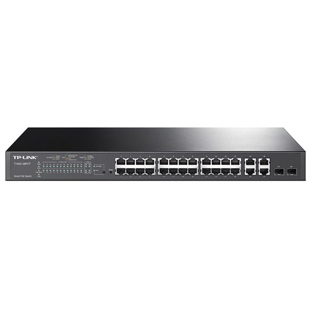 TP-Link T1500-28PCT (TL-SL2428P) 24-Port 100 Mbps Desktop Switch 