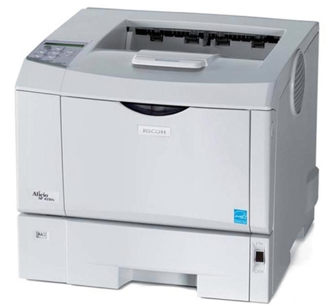 Ricoh Aficio SP4210N (A4) Mono Laser Printer - CCL Computers