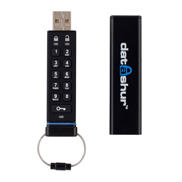 8GB iStorage datAshur USB 2.0 Flash Drive