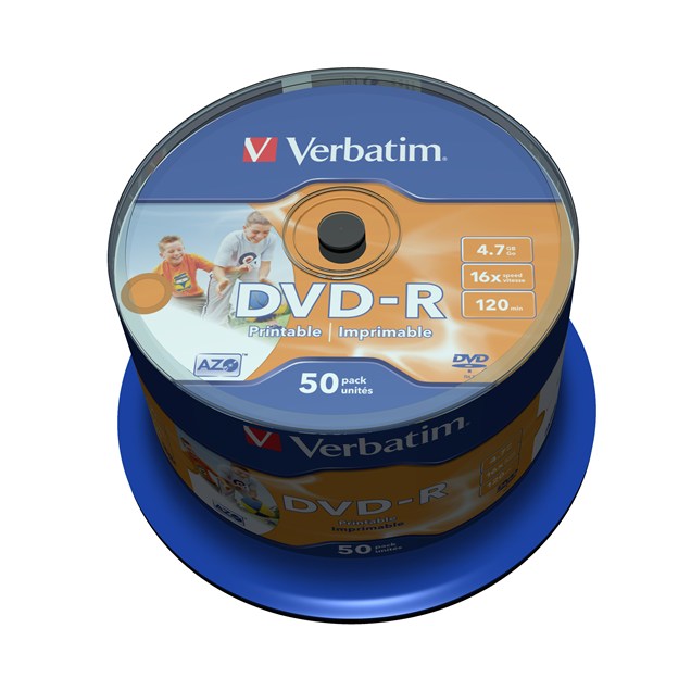 Verbatim 16x Printable DVD-R