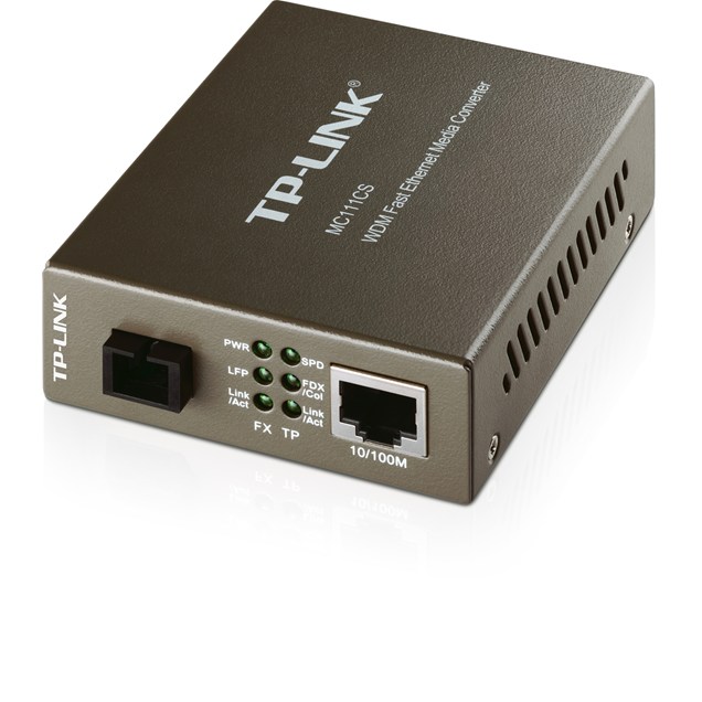 TP-Link MC111CS WDM Fast Ethernet Media Converter (SC, Single-mode)