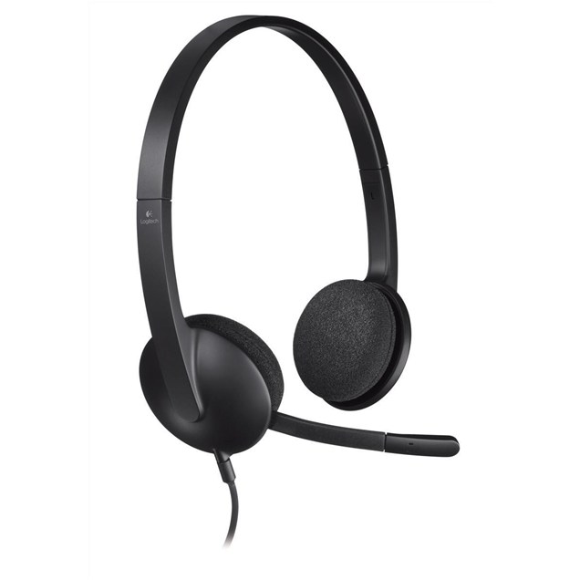 Logitech H340 Lightweight USB Headset with Noise-Cancelling Microphone