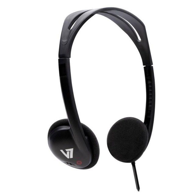 V7 HA300 Standard Lightweight Stereo Headphones