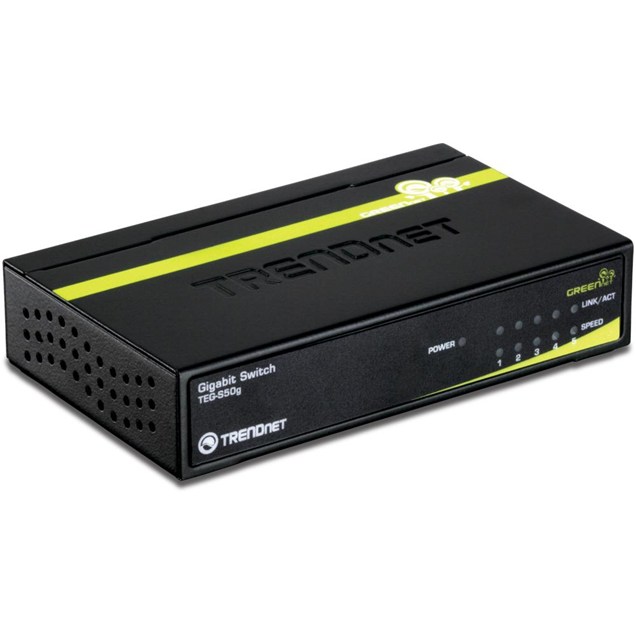 TRENDnet TEG-S50g 5-Port Gigabit Desktop Switch 