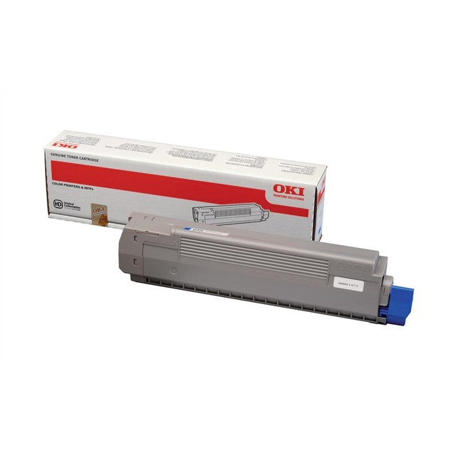 OKI 44643003 (Yield: 7,300 Pages) Cyan Toner Cartridge
