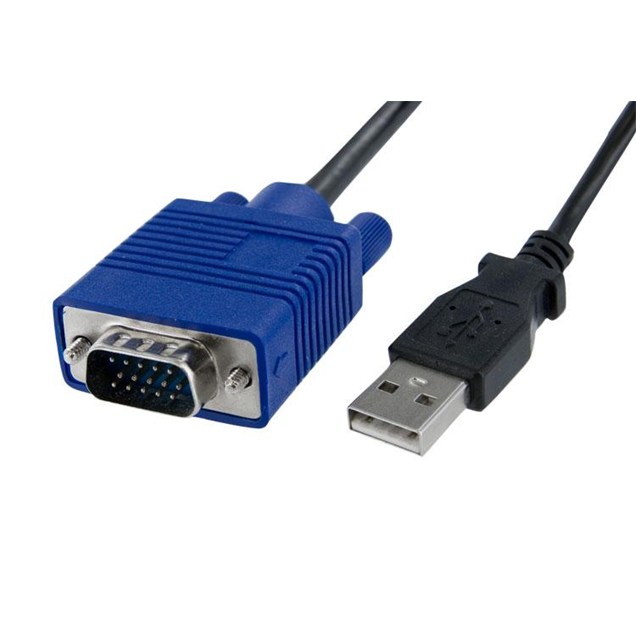 StarTech.com KVM Console to USB 2.0 Portable Laptop Crash Cart Adaptor