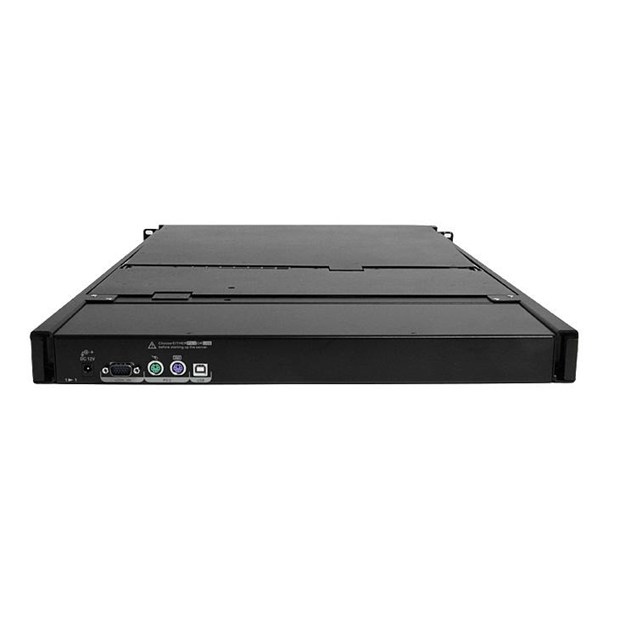 StarTech 1U 17 inch High Resolution Dual Rail Rack Mount LCD Console ...