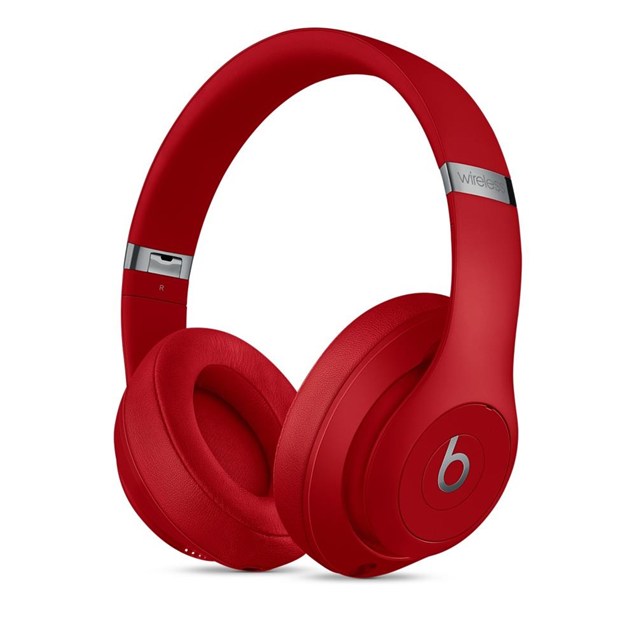 Beats Studio3 Over-Ear Noise-Cancelling Wireless Headphones (Red)
