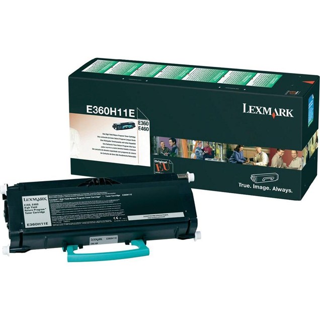 Lexmark Return Program (High Yield: 9,000 Pages) Black Toner Cartridge for E360/E460 Mono Laser printers