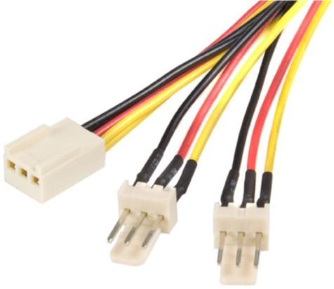 StarTech TX3 Fan Power Splitter Cable (30cm)