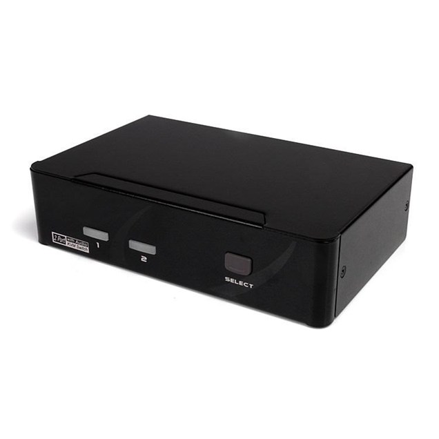 StarTech.com 2-Port DVI USB KVM Switch with Audio and USB 2.0 Hub