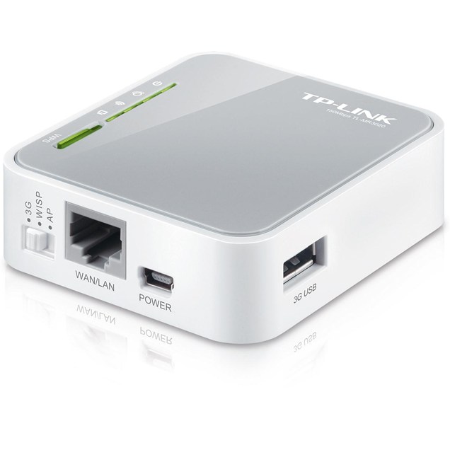TP-Link Portable 3G/4G 150Mbps Wireless N Router (White/Grey) - V1.0
