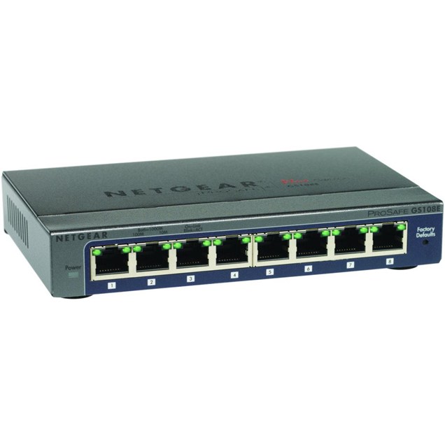Netgear ProSafe Plus 8-Port Gigabit Desktop Switch 