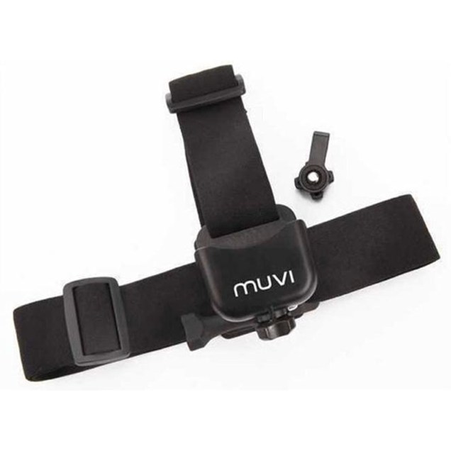 Veho VCC-A014-HM Rubberised Helmet Mount (Black) for Muvi HD Camcorder