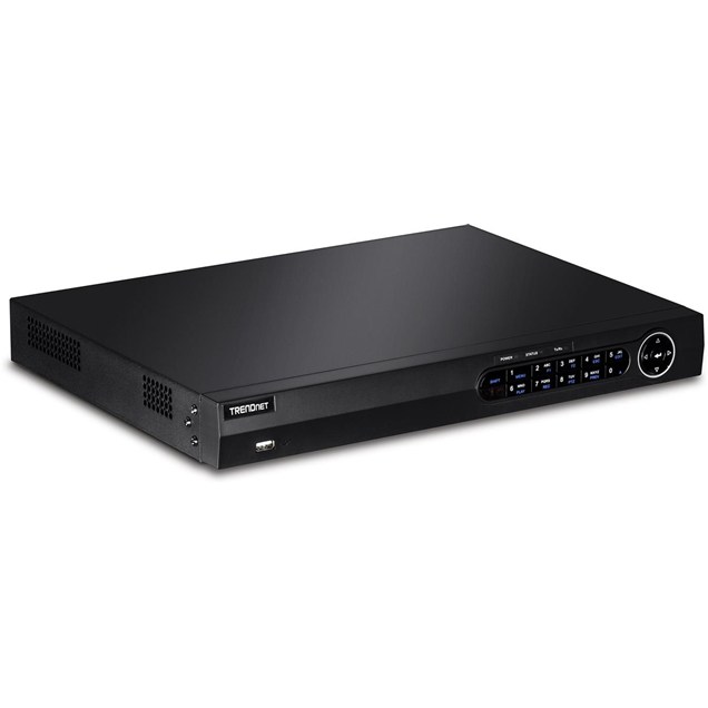 TRENDnet TV-NVR208 8-Channel 1080p HD PoE Network Video Recorder Black (V1.0R)