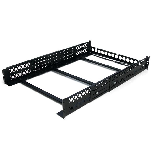 StarTech.com 2U Fixed 19 inch Adjustable Depth Universal Server Rack Rails