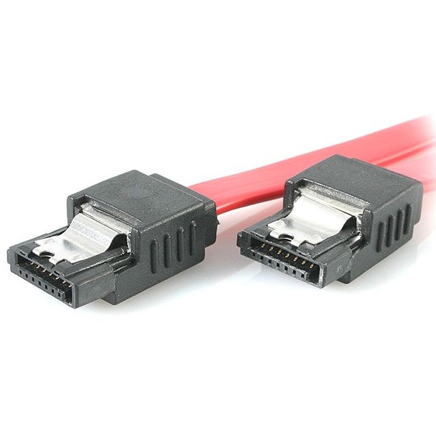 StarTech.com Latching SATA Cable Serial ATA / SAS cable Serial ATA 150/300 7 pin Serial ATA 7 pin Serial ATA 46 cm
