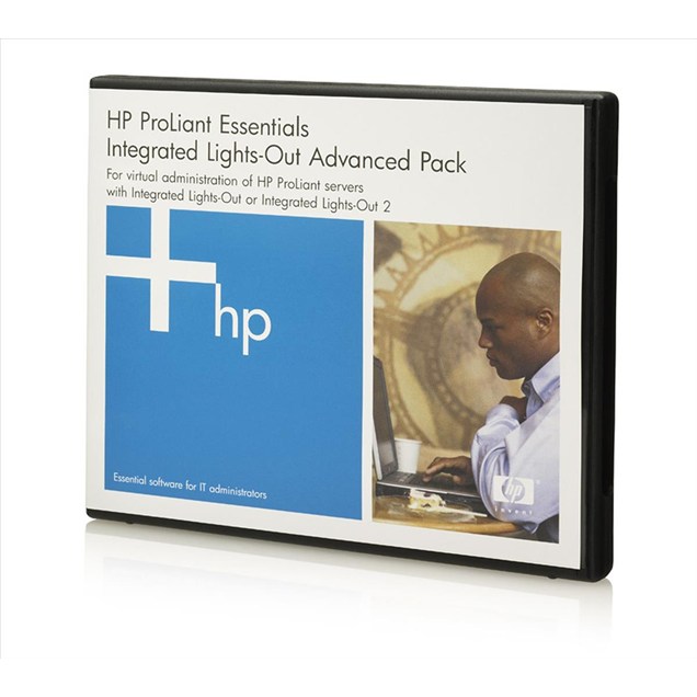 HP ProLiant Essentials Integrated Lights-Out Advanced Pack No Media 1-Server License Including 1 Year of 24x7 Technical Support and Updates