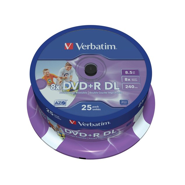 Verbatim DVD+R 8x Dual Layer Print