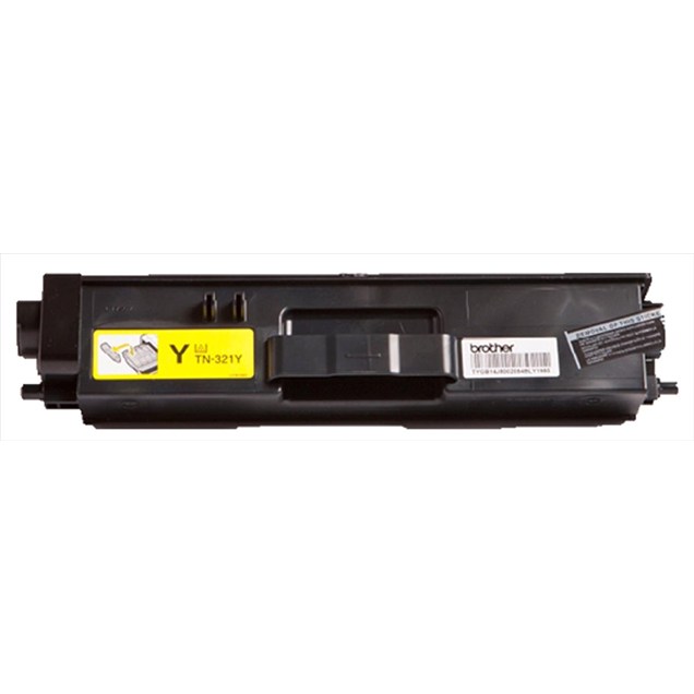Brother TN-321Y (Yield: 1,500 Pages) Yellow Toner Cartridge