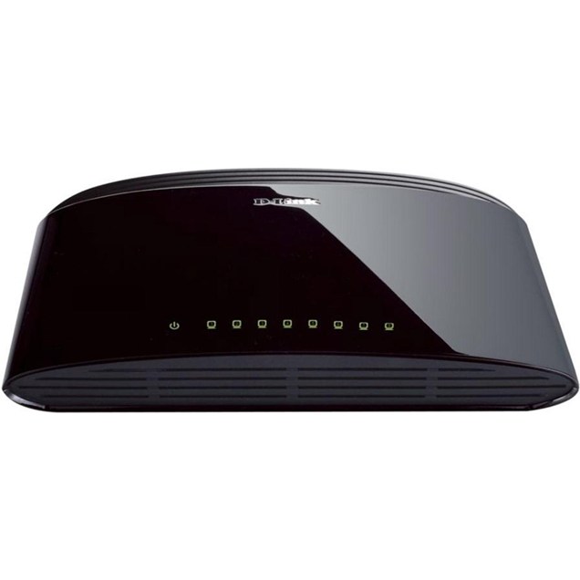 D-Link DES-108 8-port 10/100 Fast Ethernet Unmanaged Desktop Switch