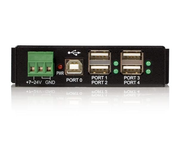 StarTech.com Mountable 4 Port Rugged Industrial USB Hub