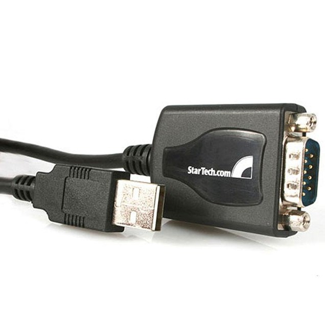 StarTech.com 1 Port Professional USB to Serial Adaptor Cable with COM Retention