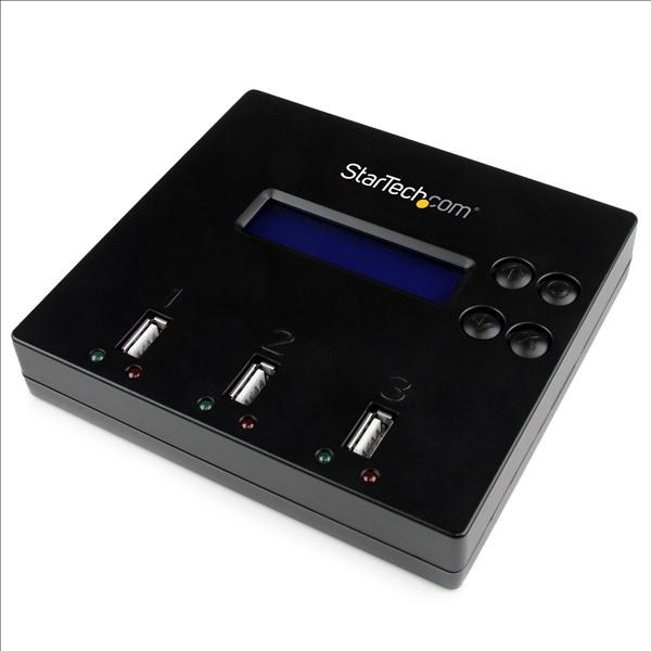 StarTech.com Standalone 1:2 USB Flash Drive Duplicator and Eraser (Black)
