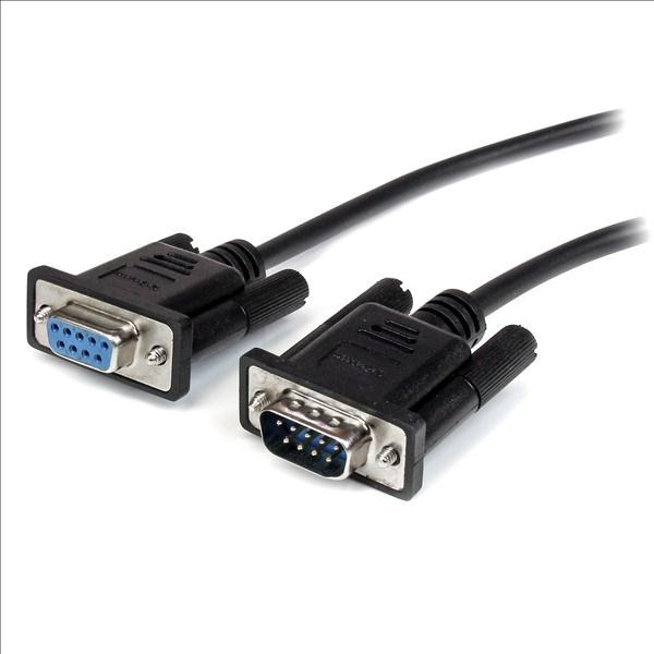 StarTech.com (3m) Straight Through DB9 RS232 Serial Cable - M/F (Black)
