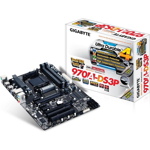 Gigabyte 970A-DS3P ATX Motherboard for AMD Socket AM3+ CPUs