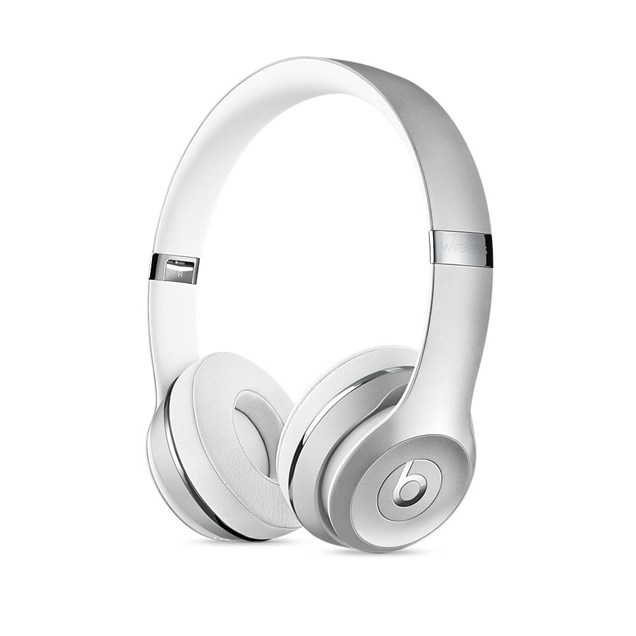 Beats Solo3 On-Ear Wireless Headphones (Silver)