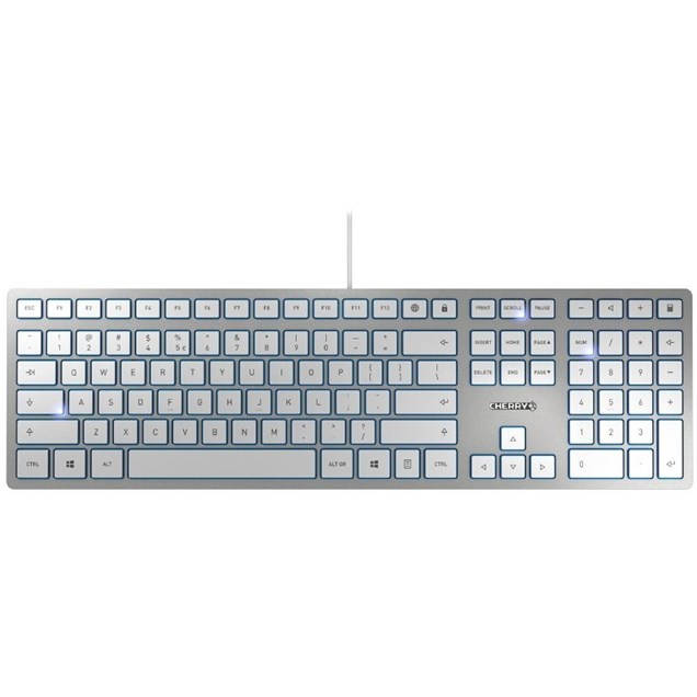 Cherry KC 6000 Slim USB Keyboard (Silver)