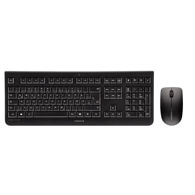 CHERRY DW 3000 Desktop Keyboard and Optical Mouse