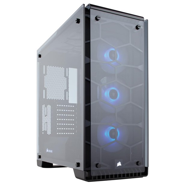 Corsair Crystal Series 570X Mid Tower Gaming Case - Black 