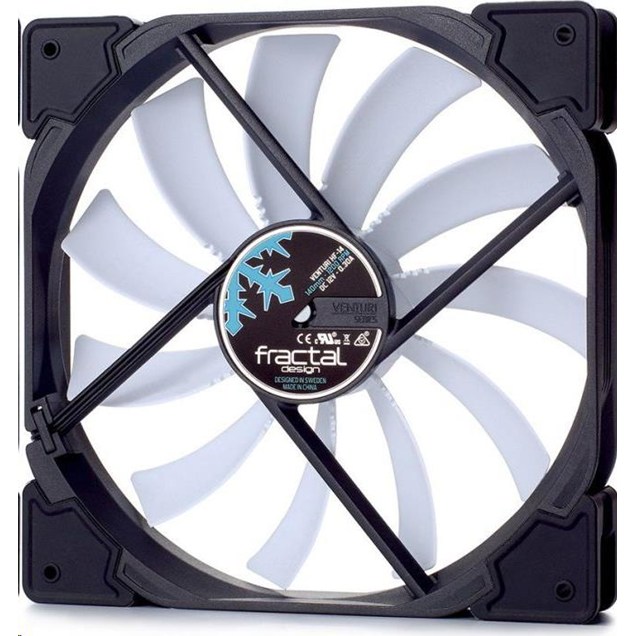 Fractal Design Venturi HF-14 (140mm) Computer Cooling Fan (Black/White)